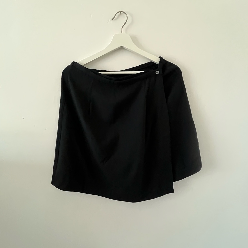 90s black skort